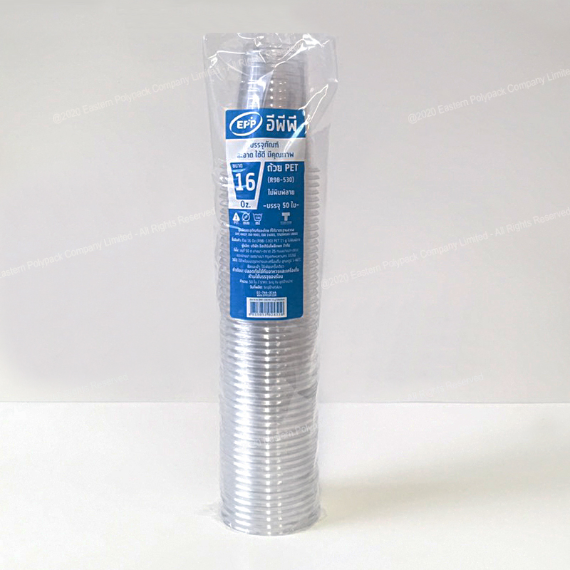 ถ้วยน้ำ PET 16 Oz. (Dia 98 mm.)