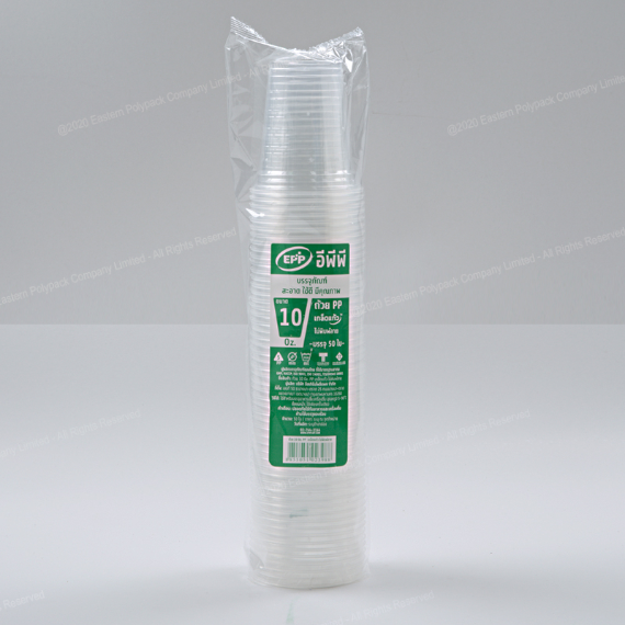 ถ้วยน้ำ PP 10 Oz. (Dia 85 mm.) | เกล็ดแก้ว