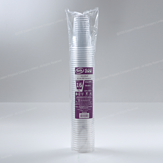 ถ้วยน้ำ GPPS 16 Oz. (Dia 95 mm.)
